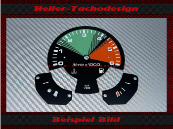 Drehzahlmesser Zifferblatt für VW T3 Bus bis 6 RPM - 4