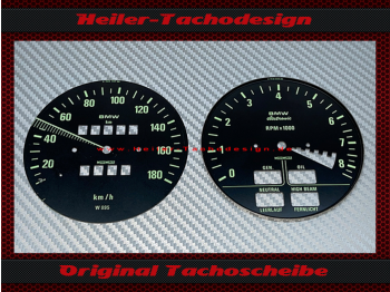 Tachoscheibe und Drehzahlmesser für BMW R45 R65 W 793 1987