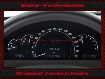 Tachoscheibe für Maybach w240 57S 320 Kmh