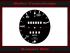 Speedometer Disc for Porsche 911 SC 1978 150 Mph to 250 Kmh 6 clock position