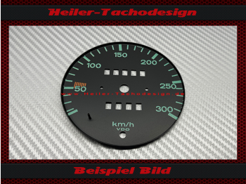 Tachoscheibe für Porsche 912 300 Kmh Turbo Modifikation