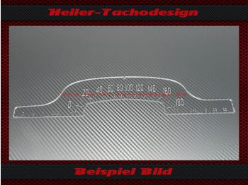 Speedometer dial speedometer scale speedometer glass for Cadillac Series 62 1949 110 Mph to 180 Kmh