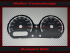 Tachoscheibe für Harley Davidson Street Glide CVO 2015 120 Mph zu 190 Kmh