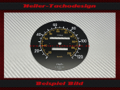 Speedometer Disc for Mercedes W123 E Klasse 125 Mph to...