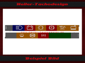 Tachosymbole Speedometer Symbols Bar for Mercedes  W201...