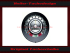 Speedometer Sticker for Chevrolet Camaro 1967 120 Mph to 190 Kmh
