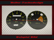 Speedometer Discs for Kawasaki F5 F5A F8 F8A F9 F9A 350 Bighorn Bison 1971 100 Mph to 160 Kmh