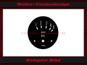 Oil Pressure Dial for VDO 1 to 5 Kp/cm² Ø55 mm