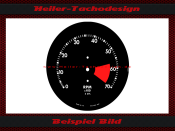 Tachometer dial for Jaguar XJS 3.6 V6 1990