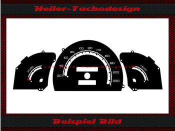 Tachoscheibe f&uuml;r Opel Omega A ohne Drehzahlmesser