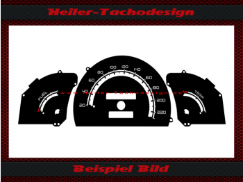 Tachoscheibe für Opel Omega A ohne Drehzahlmesser