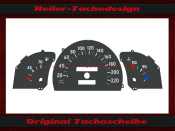 Tachoscheibe für Opel Omega A ohne Drehzahlmesser
