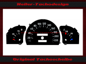 Speedometer dials for Opel Omega A without rev counter...