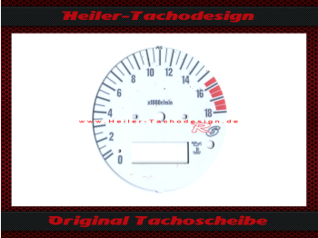 Tachoscheibe f&uuml;r Drehzahlmesser Scheibe Yamaha R6