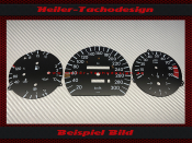 Speedometer Discs for Mercedes W201 190E 300 Kmh 9000 RPM...