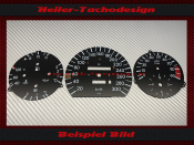 Speedometer Discs for Mercedes W201 190E 300 Kmh 9000 RPM...