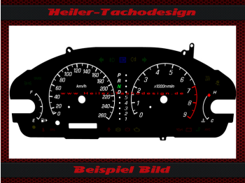 Speedometer Disc for Mitsubishi Galant 1997 260 Kmh Automatic