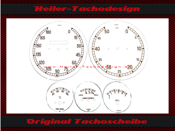 Speedometer Discs for BMW 328 1937 bis 1940 from VDO or Veigel