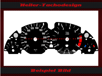 Speedometer Disc for BMW E38 B12 7er 155 Mph to 250 Kmh
