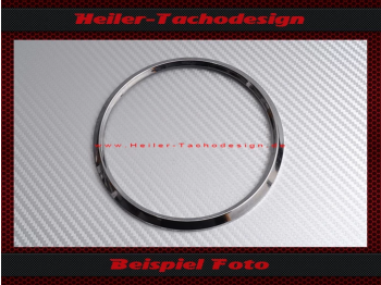 Chromring Frontring Tacho oder Drehzahlmesser Ring Bezel für Jaguar E Type Serie 2 Smiths Ø126 /112 x 8 mm 8 Laschen