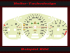Speedometer Disc for Mercedes R170 W170 SLK Model 2000 Facelift