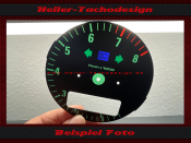 Tachoscheiben für Porsche 911 964 993 RUF Optik 360...