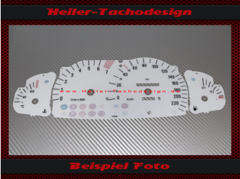 Tachoscheibe für Opel Omega B 230 Kmh Benzin