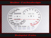 Tachoscheibe für Suzuki Katana GS1100SD 1983 140 Mph...