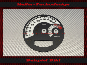 Speedometer Disc for Harley Davidson Road King Special 2022 Ø100 Mph to Kmh