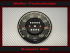 Speedometer Sticker for Mercedes W111 large tail fin W112 tail fin W113 SL Pagoda 140 Mph to 220 Kmh