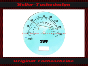 Tachoscheibe für TVR Chimaera Modell 1994 180 Mph zu...
