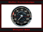 Tacho Aufkleber auf Tachoglas für Mercedes W111...