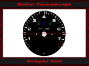 Tachometer Disc without BC for Porsche 911 964 993 Red...
