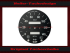Speedometer Disc for Fiat 124 Spider CS1 1978 140 Mph to 220 Kmh