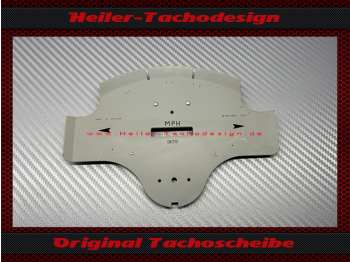 Tachoscheibe Unterteil mit Kilometer Ausschnitt und Blinker für Ford Consul 315 Capri 1961 bis 1964