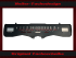 Speedometer Scale for Pontiac Laurentian Parisienne Strato Chief 1967 120 Mph to 200 Kmh