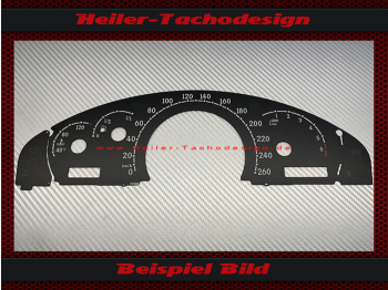 Tachoscheibe für Maybach 57 W240 2004 160 Mph zu 260 Kmh