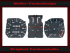 Speedometer Disc for Opel Kadett E with Tachometer