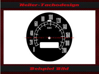 Tacho Aufkleber für Ford Mercury Comet Caliente Cyclone GT 1966 120 Mph zu 200 Kmh