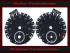 Speedometer Discs for Mercedes R171 SLK 350 without Kranz 160 Mph to 260 Kmh