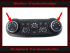 Klimaskalen für Ferrari F12 2017 Fahrenheit zu Grad Celsius