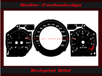 Speedometer Discs for Mercedes C63 AMG W204 6,3 V8 Facelift 200 Mph to 320 Kmh