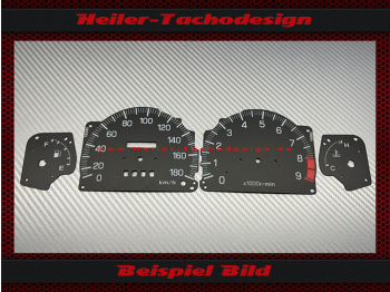 Speedometer dials for Subaru Impreza Sti GC8 1997 180 Kmh 9000 UPM