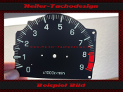 Speedometer dials for Subaru Impreza Sti GC8 1997 180 Kmh 9000 UPM
