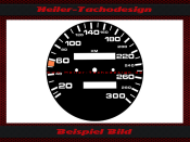 Speedometer Disc for Porsche 928 180 Mph to 300 Kmh