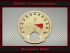 Drehzahlmesser Zifferblatt für Jaguar E Type S Type MARK ll Smiths 0 bis 6000 UPM mit Uhr