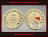 Drehzahlmesser Zifferblatt für Jaguar E Type S Type MARK ll Smiths 0 bis 6000 UPM mit Uhr
