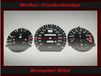 Tachoscheiben für Mercedes G500 AMG 6.0 W463 G Klasse 280 Kmh