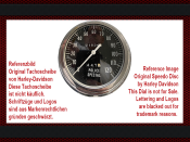 Speedometer Sticker for Harley Davidson FL Panhead Police...