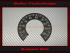Speedometer Sticker for Harley Davidson FL Panhead Police Spezial 1964 120 Mph to 200 Kmh
